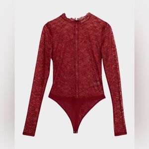 Alice + Olivia Taeyn Lace Bodysuit